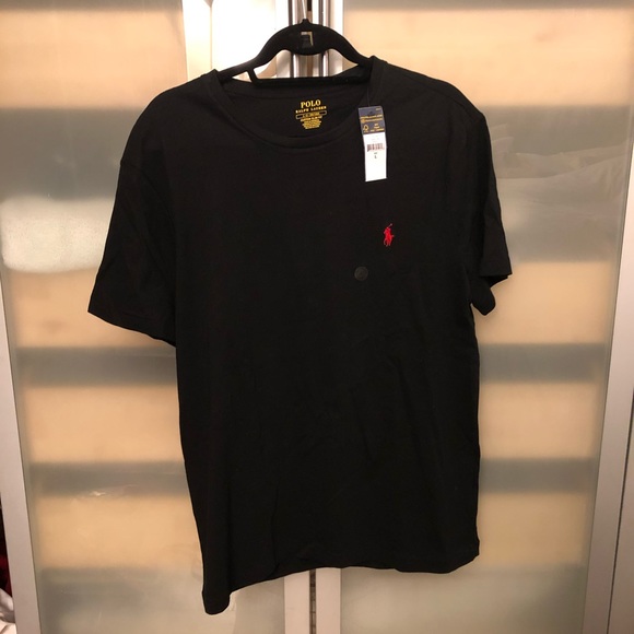 polo ralph lauren custom slim fit crew neck t shirt